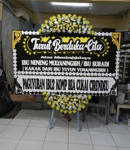 Papan Bunga Duka Kudaile Slawi